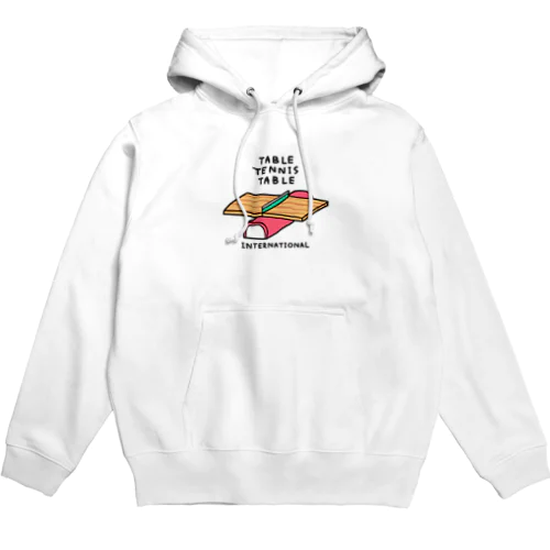 卓球　カマボコ台 Hoodie