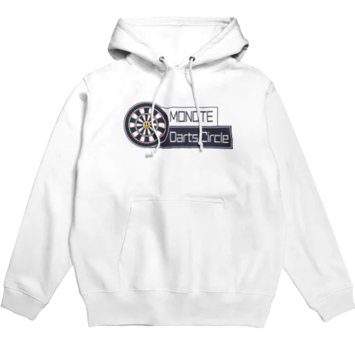 ものてダーツ会ボードロゴ（黒） Hoodie