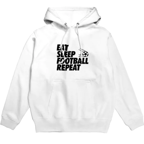 EAT SLEEP FOOTBALL REPEAT Hoodie