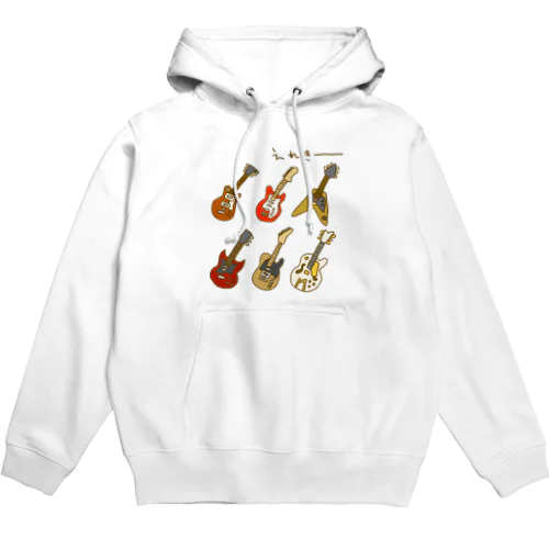 画伯チックなエレキギター Hoodie