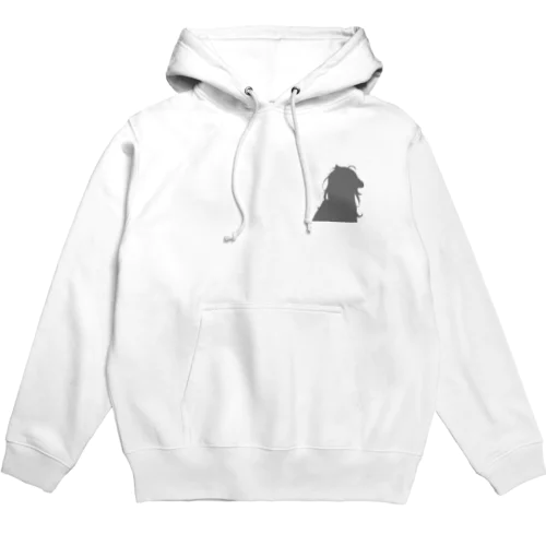 ケモ耳の女の子 シルエット Hoodie