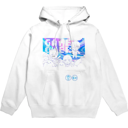 GAME OVER 青 Hoodie