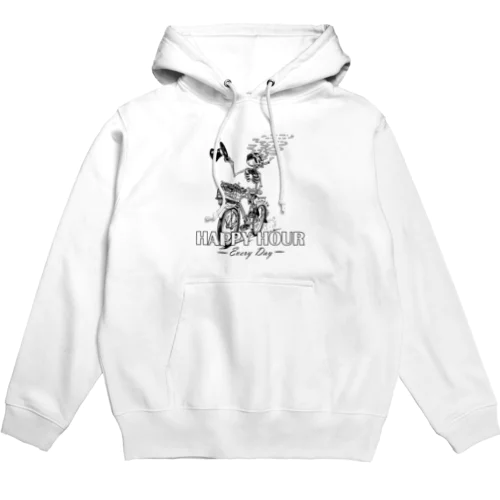 "HAPPY HOUR"(B&W) #1 Hoodie