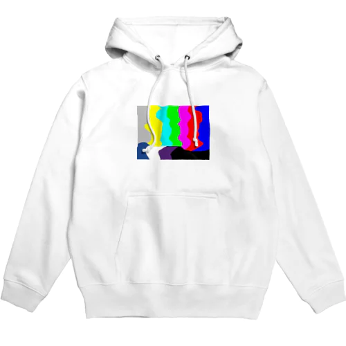 うにゃうにゃカラーバー Hoodie