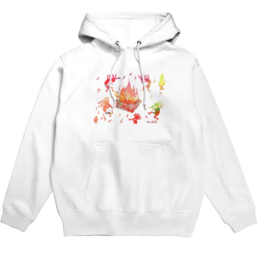 ココペリ　焚火 Hoodie