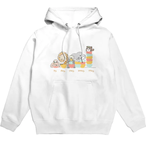 たぬきさんと大食い競争 Hoodie