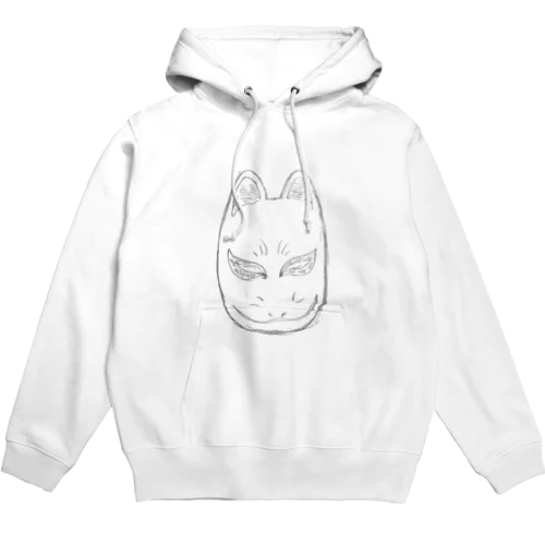 きつねのお面 Hoodie