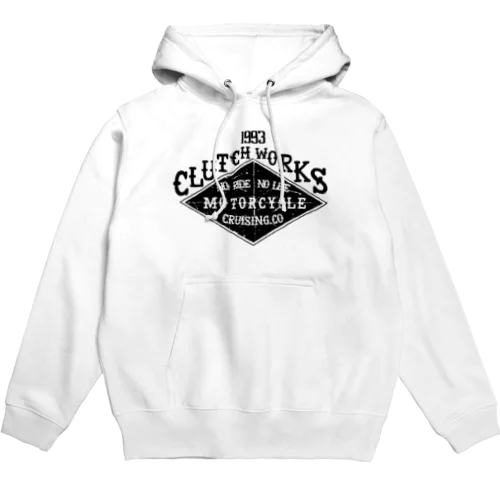 CLUTCH WORKS モーターサイクル Hoodie