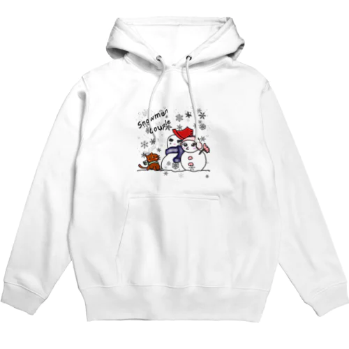 雪だるまちゃんカップル Hoodie