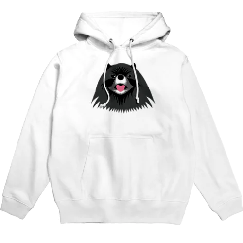 ワイルド黒ポメ　 Hoodie