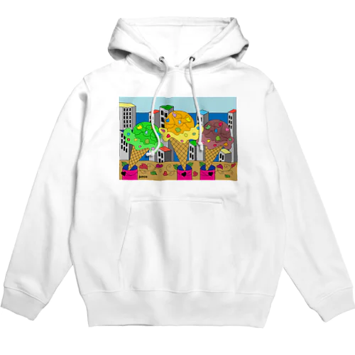 踊るアイスクリームA Hoodie