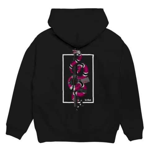 King Snake (PINK×BLACK) パーカー