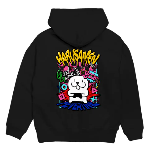 ゲーミングはるさめんパーカー(黒) Hoodie