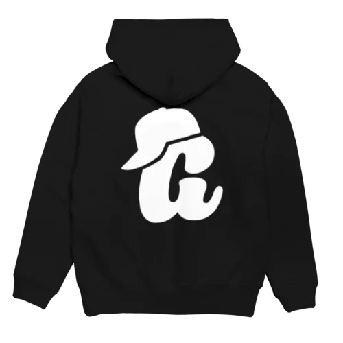 Gロゴ　白 Hoodie