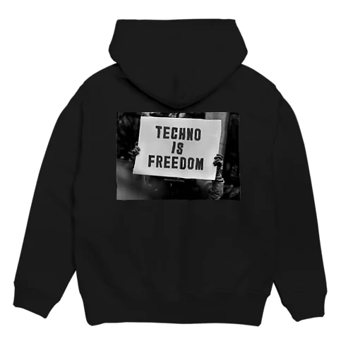 Techno is Freedom パーカー