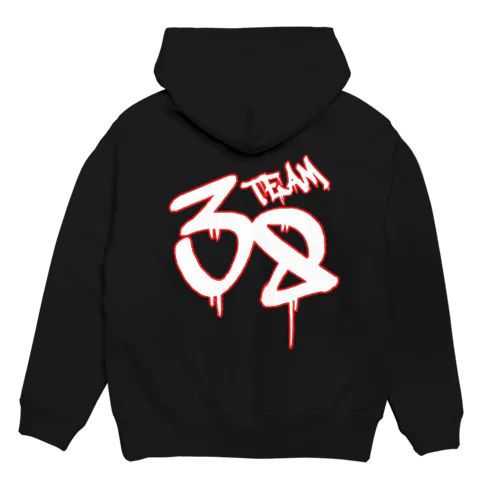 背面TEAM38  前面WILD SOUL Hoodie