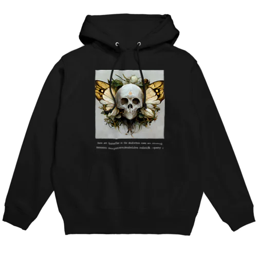 here are butterflies in the skull Hoodie