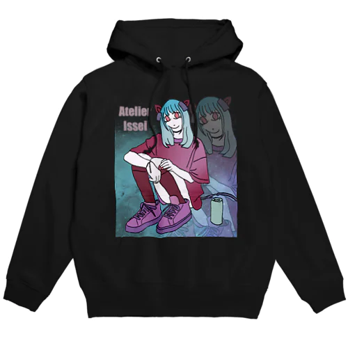 けもの系の女の子 フレア Hoodie