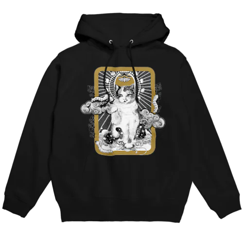 養蚕守護猫 Hoodie