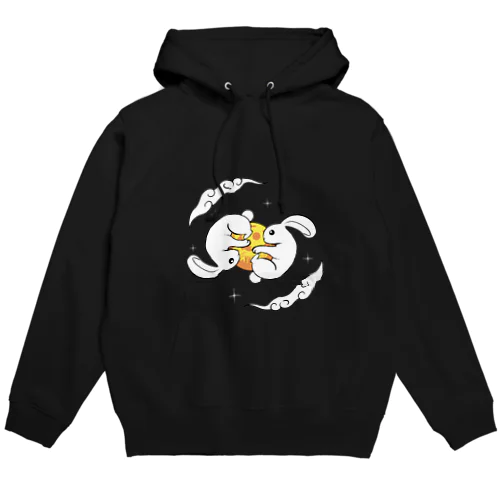 つきウサごっこ Hoodie