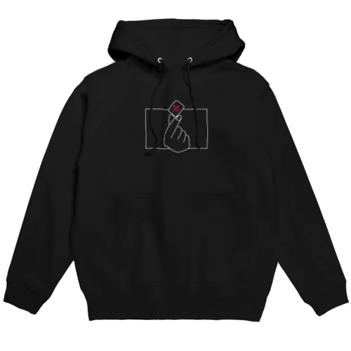 チュンです　Black Hoodie