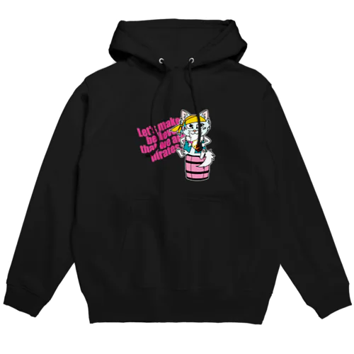 猫！海賊になる！！（濃色用） Hoodie