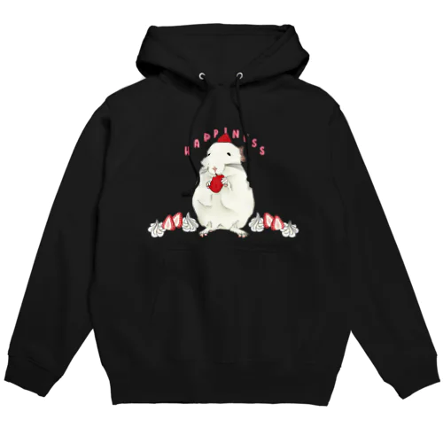 チンチラのケーキ(いちご) Hoodie