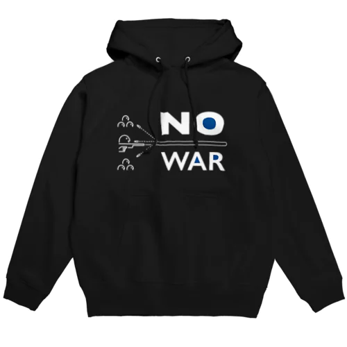 NO WAR（Black） パーカー