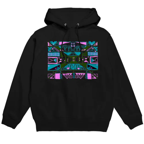 魚の柄 Hoodie