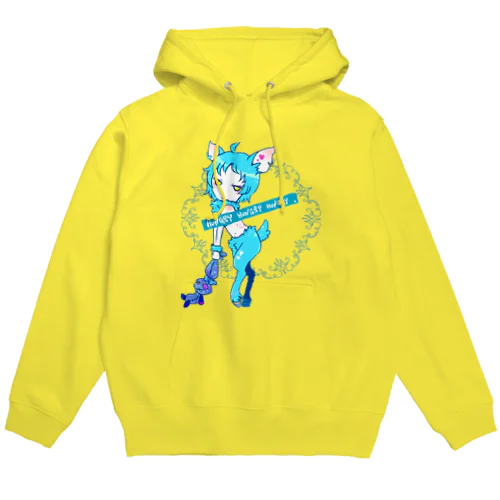 シカの嬢BLUE Hoodie