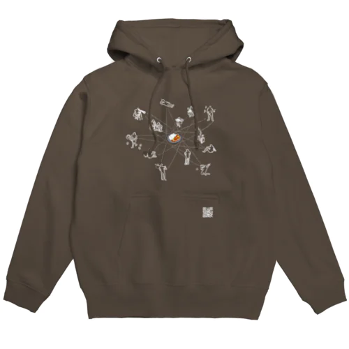 白抜きパースペクティブたちのパーカー(M) Hoodie