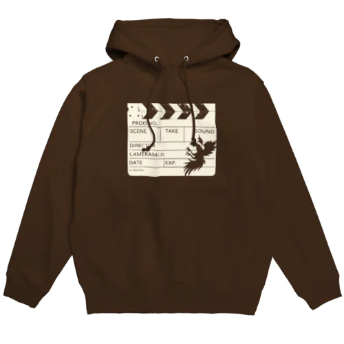 カチンコ（クリームインク） Hoodie