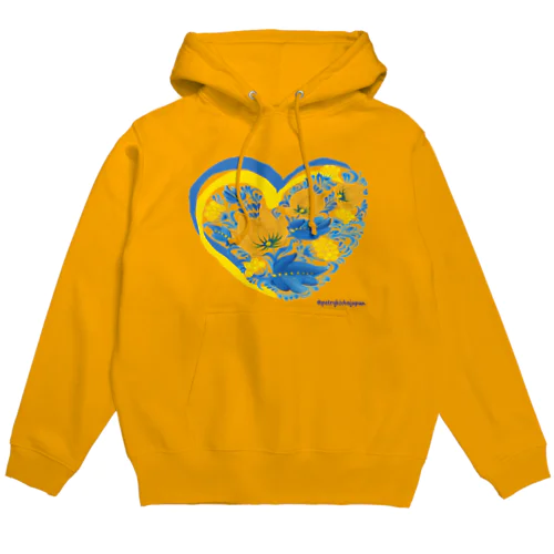 ペトリキウカハート、大（リボン)  Hoodie