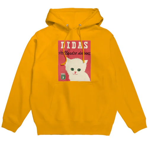 オランダ　ブランケット広告　DIDAS kitten仔猫 パーカー