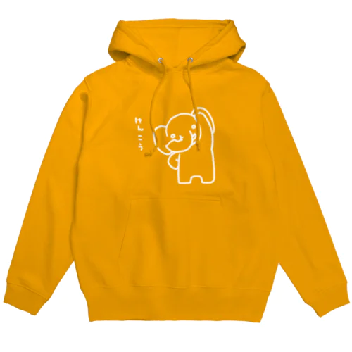 けんこうなぞう（白） Hoodie