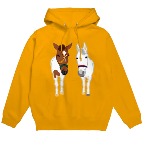 チビスケ&シロちゃんなかよし(Tシャツ) Hoodie