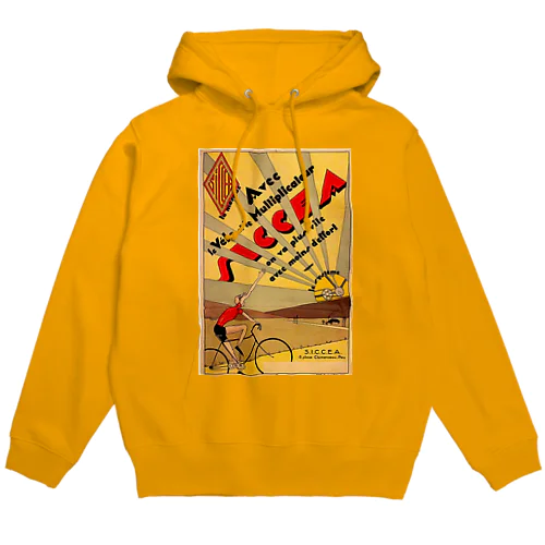 フランス・ポー アールデコ　レトロ自転車 Hoodie