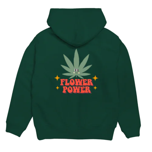 FLOWER POWER 大麻 カナビス マリファナ ガンジャ Hoodie