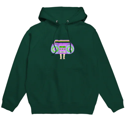 足の生えたCDラジカセ Hoodie