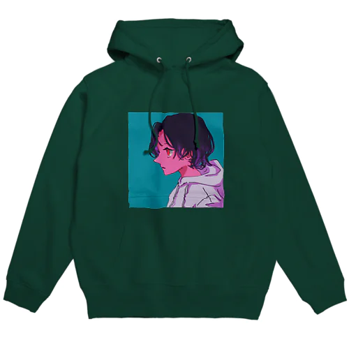 パーカー女子 Hoodie