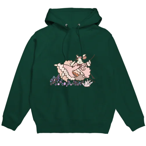 ぶらんこウサちゃん Hoodie