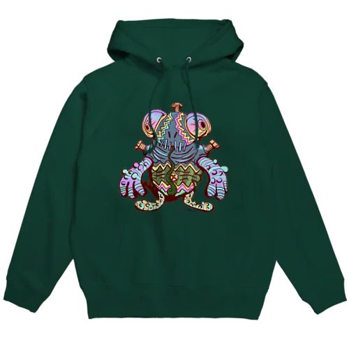 カメレオン怪獣 Hoodie