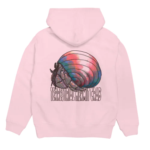 Terrestrial Hermit Crab (trans) Hoodie