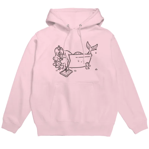 浴室でタブレットを使う人魚【くろ】 Hoodie