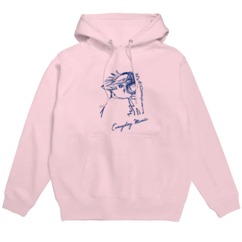 ヘッドフォン＆イワトビペンギン Hoodie