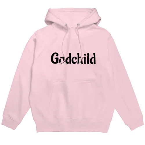 Godchild／pink Hoodie