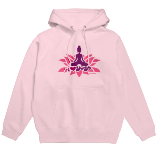 I LOVE YOGA by foxycolors Hoodie