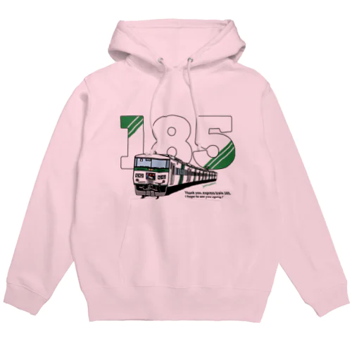 鉄道：「踊り子」185系デザイン（淡色用） Hoodie