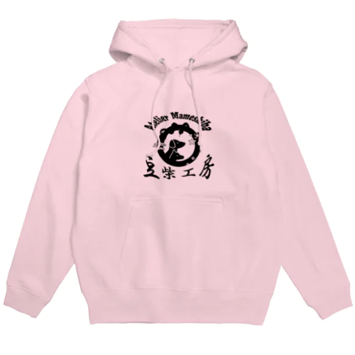 豆柴工房・ロゴ（文字入り③） Hoodie