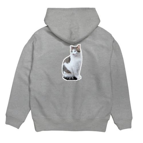 トラミ兄ちゃんリーダーの風格😽✨【nekousagi*∩..∩ロゴ入り】 Hoodie